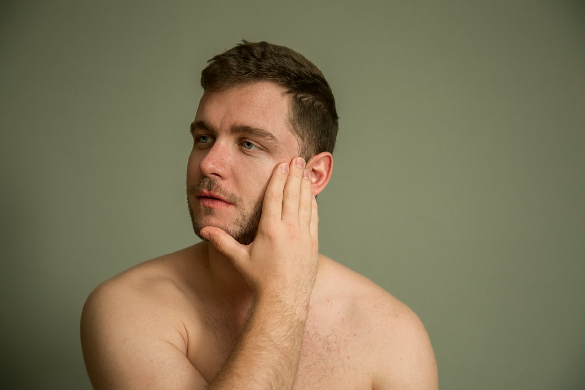 Modern man grooming